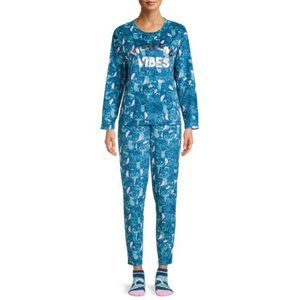 Disney's Stitch Women's Plus 2-Piece Pajama Set, NWOT